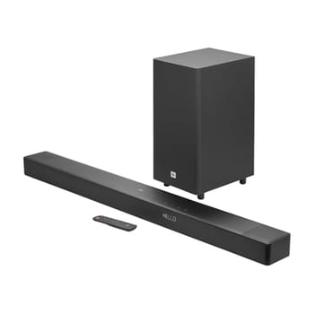 Soundbar JBL Cinema SB595, 5.1 Canais, com Subwoofer, Bluetooth, Preta - JBLSB595BLKBR