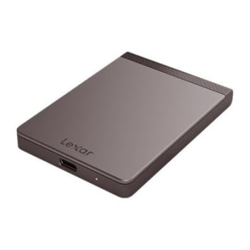 SSD Externo Lexar 2TB SL200 USB 3.1 Leitura 550MB/s Gravação And 400MB/s - LSL200X002T-RNNNU