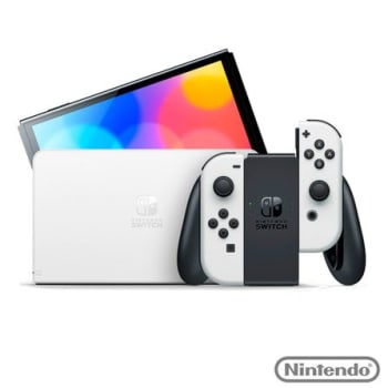 Console Nintendo Switch com Tela Oled 7,0" Branco