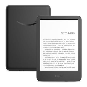 Kindle 16 GB (Geração mais recente) - Leve e compacto, com tela antirreflexo, trocas de página mais rápidas, luz frontal ajustável e bateria de longa