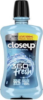 2 Unidades — Close Up Antisséptico Bucal Ice Sem Álcool 500 Ml