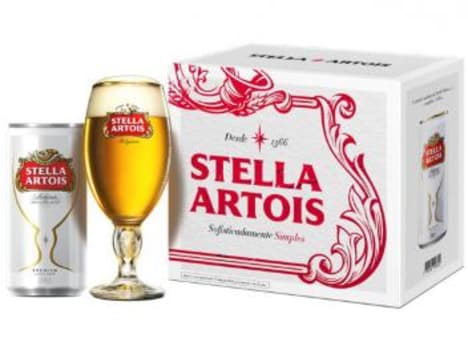 Kit Cerveja Stella Artois American Standard Lager - 8 unidades de 269ml