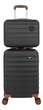 Mala De Viagem Bordo Mão Pequena 10kg Abs Cadeado 360