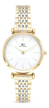 Relógio Feminino Dourado Astoria Saint Germain Bicolor 32mm