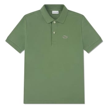 Lacoste Camisa polo piqué clássica para adultos unissex, Verde machê, 6