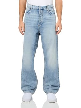 HUGO Jeans masculino Nate, Nuvem azul, 34W / 32L