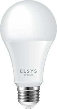 New Smart Lampada Wi Fi Elsys Bivolt, branco quente e frio, RGB compatível com Alexa e Google Assistente