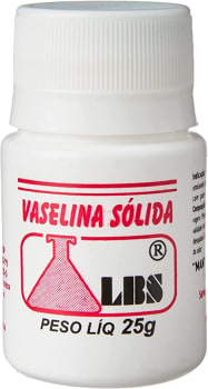 10 Unidades Vaselina Solida Pote 25g LBS