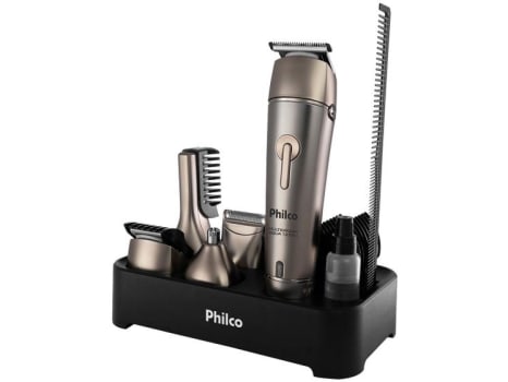 Aparador de Pelos Philco Multi Groom Aqua PAP03 - 12 em 1 com Acessórios 1 Velocidade - Aparador de Pelos, Barba e Cabelo - Magazine {{route.pmdStoreName}}