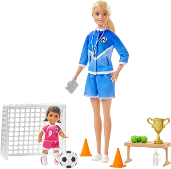 Barbie Professora de Futebol - Multicolorido - GLM47 - Mattel