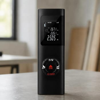 Trena Laser 40m Recarregável Com Cabo Usb Medidor Digital De Distância Área Volume Precisão ±2mm Fácil De Usar Para Obra Reforma Parede Cômodo Altura