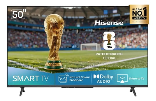 Hisense Smart TV FHD 50" Polegadas 50A4NV com HDR10, DTS Virtual X, Compatibilidade Alexa e Google Home