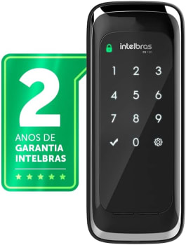 Fechadura Digital de Sobrepor Touch Screen FR 101 Preto Intelbras