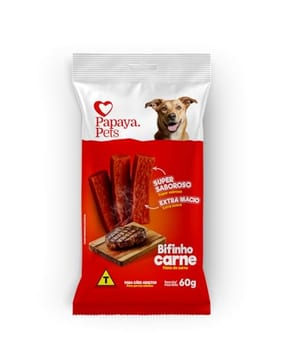 Papaya Pets Bifinho Carne 60g