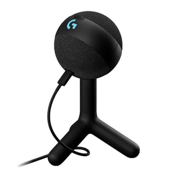 Microfone Condensador Gamer Logitech G Yeti Orb com RGB LIGHTSYNC, Captação Cardioide, Conexão USB Plug and Play para Gravação de Conteúdo e Streaming