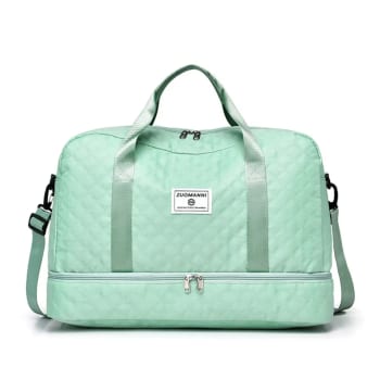 Bolsa Mala De Mão 10kg Feminina De Bordo Viagem Academia Grande Verde Claro
