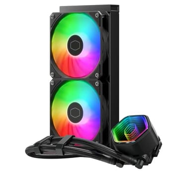 WATER COOLER MASTERLIQUID CORE II 240 PRETO 2 FANS ARGB | MLW-D24M-A18PA-R1