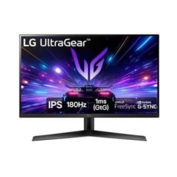 Monitor Gamer LG UltraGear 27" IPS Full HD, 180Hz, 1ms, DisplayPort e HDMI, G-Sync, FreeSync, HDR10, sRGB 99%, Preto - 27GS60F-B