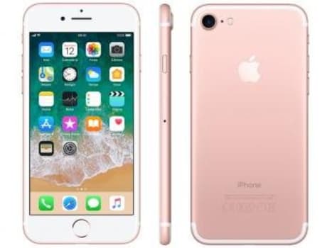 iPhone 7 Apple 32GB Ouro Rosa 4G Tela 4.7” Retina - Câm. 12MP + Selfie 7MP iOS 11 Proc. Chip A10