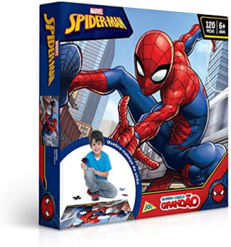 Grandão 120 Peças Spider Man Toyster Brinquedos