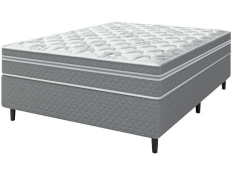 Cama Box (Box + Colchão) Casal Umaflex - de Molas Ensacadas 46cm de Altura Beta - Cama Box Casal - Magazine OfertaespertaLogo LuLogo Magalu