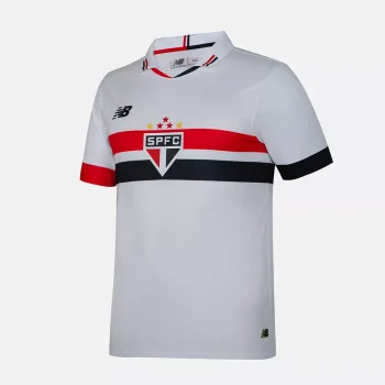 Camisa Masculina São Paulo I 24/25 S/n° Jogador New Balance, Tamanhos P, M ,G e GG