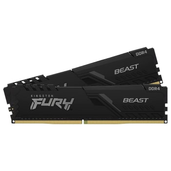 Memória RAM Kingston Fury Beast 16GB (2x8GB) 3200MHz DDR4 CL16 - KF432C16BBK2/16