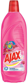 2 Unidades de Limpador Diluível Ajax Festa Das Flores Bouquet de Flores 1000ml