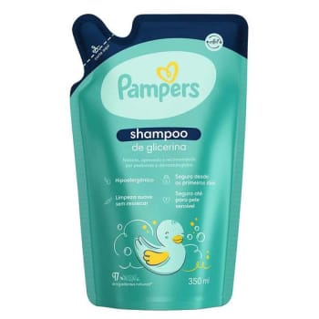 Refil Shampoo Hipoalergênico Pampers de Glicerina - 350ml