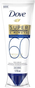 Dove Super Condicionador Fator De Nutrição 60 1 Minuto Reconstrutor 170Ml