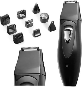 Aparador de Pelos Beauty 9 em 1 Bivolt com 3W Bateria Recarregável e 9 Utensílios Preto Multilaser - EB021