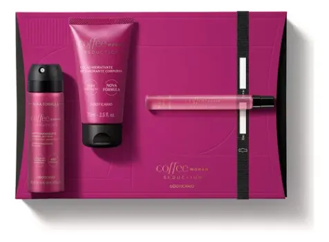 Kit Presente Coffee Seduction Feminino Boticário (3 Itens)