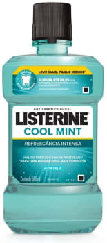 4 Unidades - Antisséptico Bucal Cool Mint 500Ml - Listerine