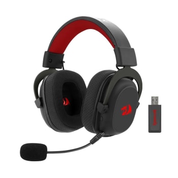 Headset Gamer Sem Fio Redragon Zeus Pro Driver 53mm Bluetooth Compatível com Windows - H510-PRO