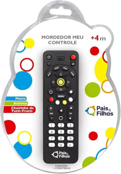 Pais E Filhos Pais & Filhos Mordedor Meu Controle Multi-Colored Tamanho Único