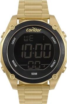 Relógio Condor Masculino Digital Dourado - COBJ3463AQ/7D