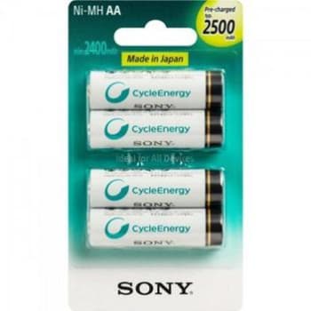 Pilha Recarregável Sony AA Com 4 2500mah Nimh Nh-Aa-B4gn - Magazine Ofertaesperta