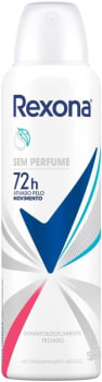 10 Unidades — Antitranspirante Aerosol Rexona Sem Perfume 150ml