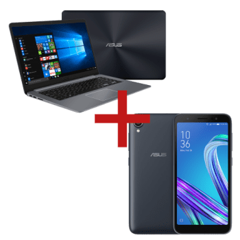 Notebook Optane X510UR-BR1272T Cinza + ZenFone Live (L1) Octacore Preto 430