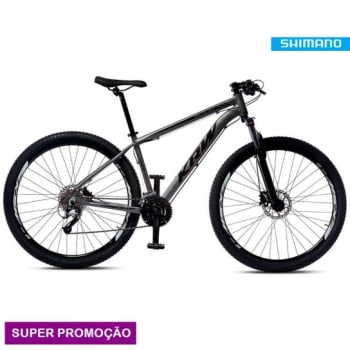 Bicicleta Aro 29 KRW Alumínio Shimano TZ 24 Vel Freio a Disco Ltx S40 - Grafite+Preto