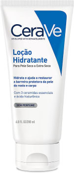 Loção Hidratante Corporal Cerave com Textura Fluida e Ácido Hialurônico 200ml