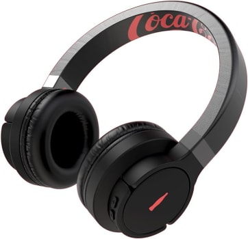 Headphone Bluetooth Coca-Cola - Preto