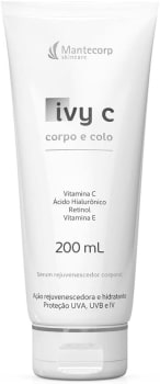 Hidratante Rejuvenescedor Corporal Ivy C Corpo e Colo Mantecorp Skincare - 200ml