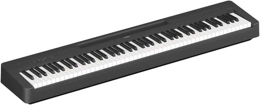 Piano Digital P 145B Preto 88 Teclas Sensitivas Com Fonte e Pedal Yamaha