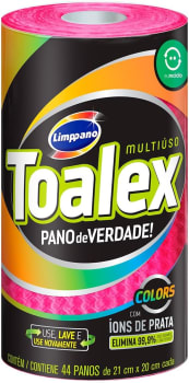 Limppano Toalex Roll Colors Rosa - 44 Panos