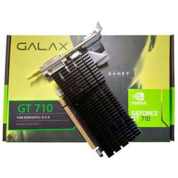 Placa de Vídeo Galax Geforce Gt 710 Passive 1GB Ddr3 64 Bits Esp - 71ggf4dc00wg
