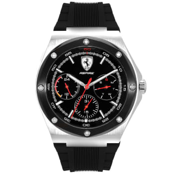 Relógio Scuderia Ferrari Masculino Borracha Preta - 830578