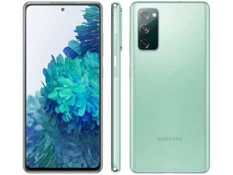 Smartphone Samsung Galaxy S20 FE 128GB Cloud Mint - 4G 6GB RAM Tela 6,5” Câm. Tripla + Selfie 32MP - Magazine Ofertaesperta