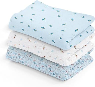 Papi Textil Cueiro Flanel Papi Estampado Para Bebê 1 0M X 80Cm Contém 03 Un