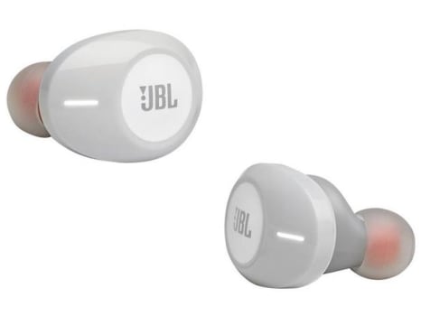 Fone de Ouvido Bluetooth JBL JBLT120TWSWHT - Intra-auricular Branco - Magazine Ofertaesperta
